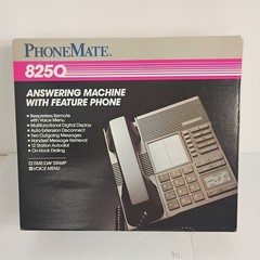 VTG Deadstock PhoneMate 8250 Telephone With Answering Machine And Speaker Phone