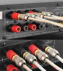 Nakamichi FanLock Excel Series 24k Gold Plated Banana Plugs 10 AWG – 18 AWG Gaug