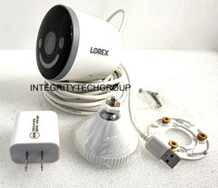 Lorex 4K Spotlight Wi-Fi 6 Security Camera W/ Smart Security Lighting W881AA