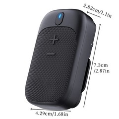 Wireless Clip On Bluetooth Speaker 5.4 Lightweight Portable for Hiking Running