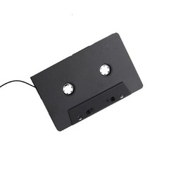 1M Audio Cable 3.5mm Car AUX Cassette Type Adapter For CD Player Phone to Car