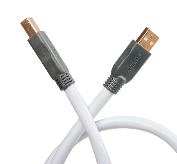 Supra USB 2.0 A-B 0.7-meter (2.3 feet) WHAT HI FI 5-STAR RATED Made In Sweden !
