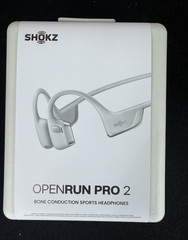 Shokz OpenRun Pro 2 Bone Conduction Bluetooth Neckband Sports Headphones Silver