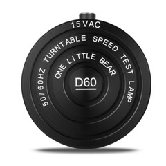 50/60Hz LP Turntable Speed Test Lamp Hand-held Strobe Unit & Stroboscopic Disc