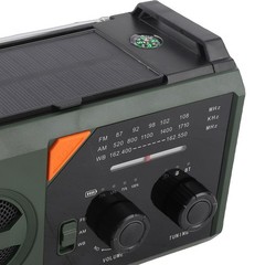Emergency Radio AM FM WB 30000mAh Battery Solar Panel Radio For Household Use