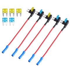 Car Add-a-circuit Fuse TAP Adapter Set, Mini ATM APM 15 20 AMP Blade Wholesale