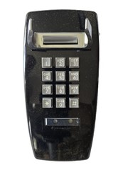 NEW Vintage Bell System Western Electric Black Wall Telephone Touch-Tone 2554