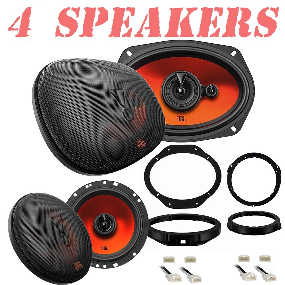JBL 6×9″ 560W Front & 6.5″ 400W Rear Door Speakers for 2015-2024 Ford F-150