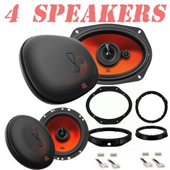 JBL 6×9″ 560W Front & 6.5″ 400W Rear Door Speakers for 2015-2024 Ford F-150