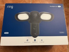New Ring Floodlight Cam Pro Wired 2nd Gen (Newest Model) Retinal 4K – Black