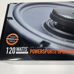 PowerBass XL-62SS 6.5″ Full Range Marine UTV ATV 120W Coaxial Speakers Pair NEW