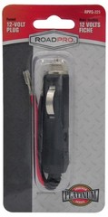 RoadPro RPPS-225 CB Radio 12 Volt DC Fused Power Lighter Plug with Hook Up Leads
