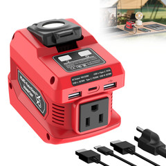220W Portable Power Station for Milwaukee M18 Battery – Camping Inverter USB-C