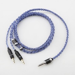 8Core 7N OCC silver plated Upgrade Headphone cable For Focal Celesstee 5ft