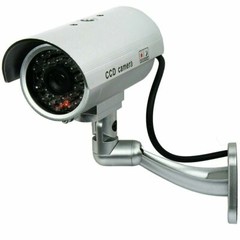 4 Pack IR Bullet Dummy Fake Surveillance Security Camera CCTV with Record Light