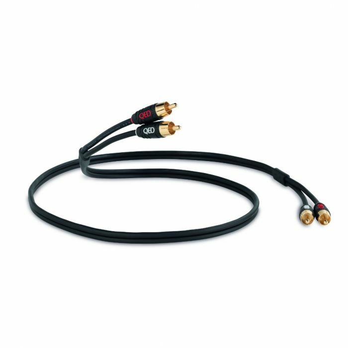 QED QE2707 Profile Precision Audio Cable – RCA to RCA – 5m (16.4 feet)