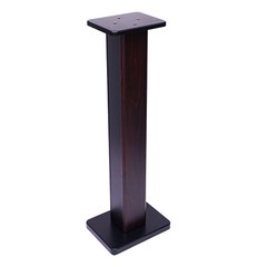 Bookshelf Speaker Stands Set Of 2 36 In (90 cm) Black Walnut Sand-Fillable