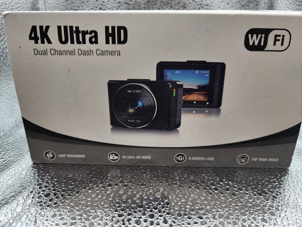 4 K Ultra HD Dual Channel Dash Camera