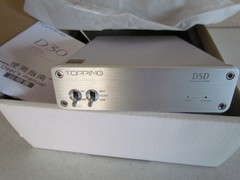 TOPPING D30 USB DAC Hi-Res Audio Digital to Analog Converter Silver Open Box