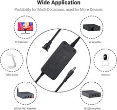 Adaptador de corriente de 48V y 5 A para amplificador receptor estéreo Bluetooth