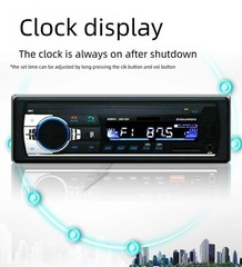 One Din MP3 Player Car Radio Stereo Audio in-Dash FM Aux Receiver USB Bluetooth