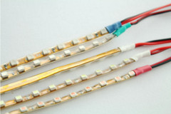 2X 90CM 90leds Super Thin Led Strip Light Flexible Waterproof 12V Fit Car Home