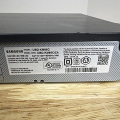 Samsung UBD-KM85C/ZA Ultra HD 4K Blu-ray DVD Disc Player – No Remote, Tested