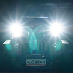 AUXBEAM 4″ Inch LED Work Light Bar Flood Driving Fog Pods DRL Offroad ATV Truck