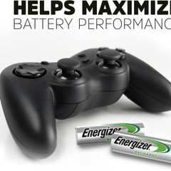 Energizer Rechargeable AA and AAA Battery Charger with 4 AA NiMH Batteries