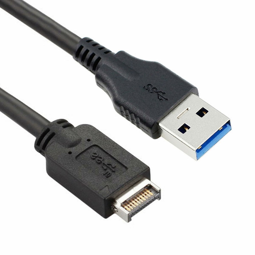 50cm USB 3.1 Front Panel Header to USB 3.0 Type-A Male Extension Data Cable