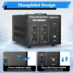 10000 Watt Voltage Converter Transformer Heavy Duty Step Up / Down 220V-110V New