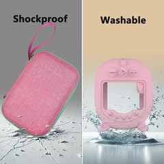 Silicone Cover and Hard Carrying Case for JBL Clip 5 Portable Bluetooth Speaker,