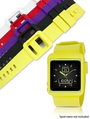 Silicone Skin Watch Band iPod Nano 6 Generation Wrist Strap Case Cover Bracelet
