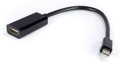LOT Mini DisplayPort to HDMI Adapter 4K/1080P Mini DP Male to HDMI Female Black