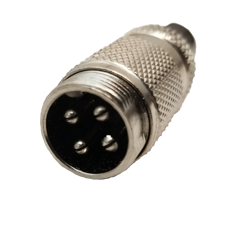 Adapter – Converts a standard 4 pin Cobra/Uniden mic to work on a 5 pin Cobra/Un