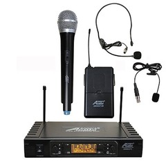 Audio2000’S 6527U UHF 2-Channel Wireless Microphone System CHOOSE COMBO-MR