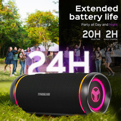 TREBLAB HD77 Bluetooth Speaker True Wireless Stereo Cordless for Outdoor Sports