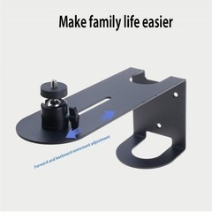 Projector Wall Bracket 360 Rotate Motion Height Adjustment ABS Metal Wall Mount