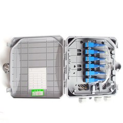 12-core fiber distribution box full distribution light box with flange pigta