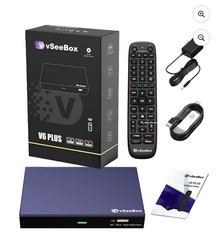 vSeeBox V6 Plus 8K Android 14 64GB Media Box w/ Remote (Split-Screen Feature)
