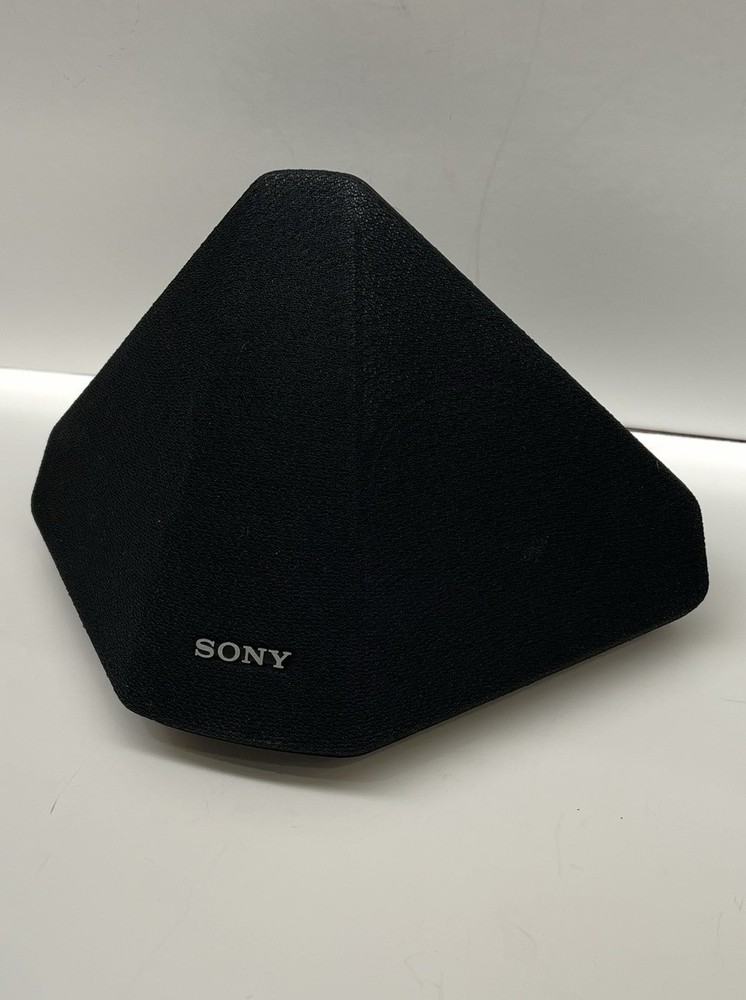 TWO Sony SS-SR301, 16 ohm, 120W Black Bookshelf Triangular Speakers – NEW in Box