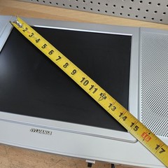Sylvania 15″ LCD Color Gaming TV 6615LFP Built in Easel Stand A++ No Remote