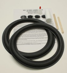 FOAM SURROUND REPAIR KIT FOR JL AUDIO 10 10W6 10W0 10W1 10W3v2 SPEAKERS