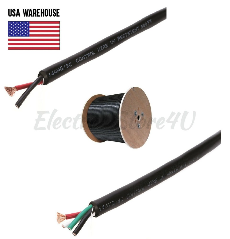 OUTDOOR Audio Speaker Cable UV Direct Burial 14/2 16/2 14/4 16/4 CL2 In Wall AWG