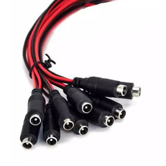 250ft/500/1000FT RG59 Siamese Cable 18/2 20AWG CCTV Connector Pigtail White Kit