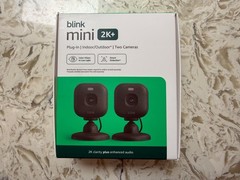 Blink Mini 2K+ (newest model) 2 cameras (Black)