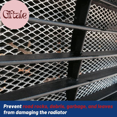 40″X13″ Universal Black Metal Mesh: Aluminum Alloy 3 X 6Mm Rhombic Hole Car Gril