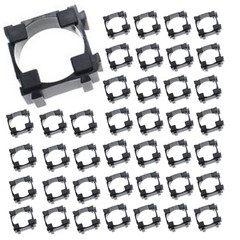 18650 Cylindrical Battery Holder Lithium Batteries Bracket Support 100Pcs/Set E