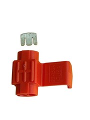 U.S.A. Red Solderless Wire Quick Splice Connector – 18-22 Gauge – 50 Pack