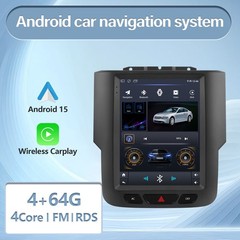 9.7″ Tesla Style FOR 2013-2019 DODGE RAM 1500 2500 3500 CARPLAY GPS RADIO STEREO